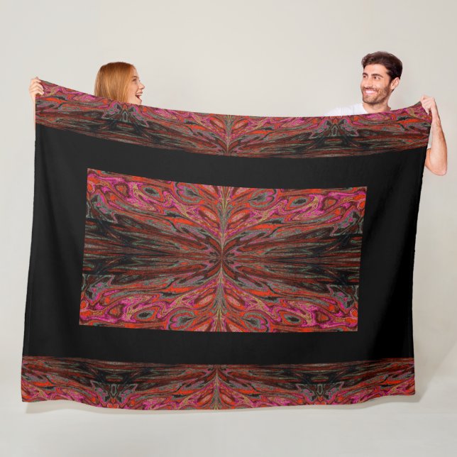 Drottning av fjärilarna 55 fleecefilt (På plats)