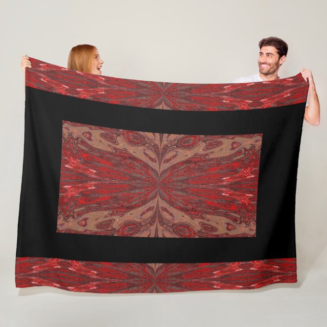 Drottning av fjärilarna 64 fleecefilt (På plats)