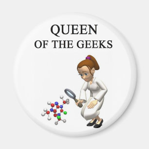 DROTTNING av geeksna Magnet