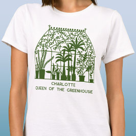 Drottning av Greenhouse-Personligens T Shirt