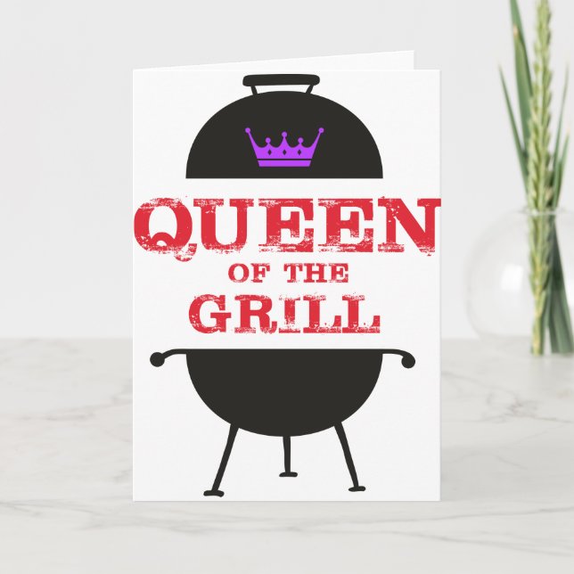 Drottning av grillen, Lila Krona Red Kort (Framsida)
