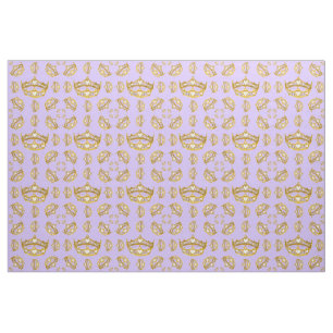 Drottning av Hearts guld krona tiara periwinkle-vä Tyg
