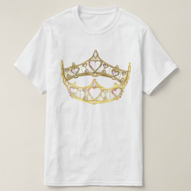 Drottning av Hearts krona t-shirt (Design framsida)