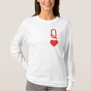 Drottning av Hearts Longsleeves T-Shirt