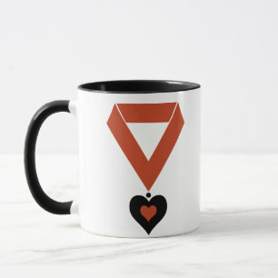 drottning av Hearts Medallion Mugg