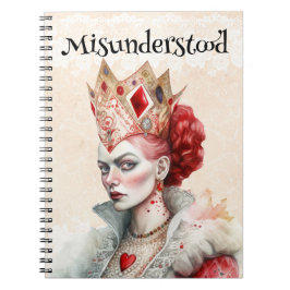 Drottning av Hearts missförstådda bärbara dator Anteckningsbok