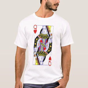 Drottning av Hearts Royal Flush Costume Halloween T Shirt