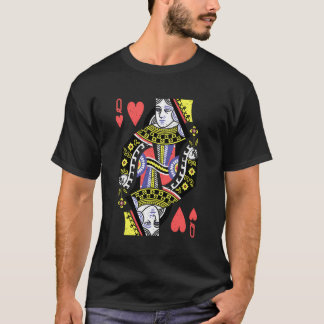 Drottning av Hearts spelkort Halloween S T Shirt