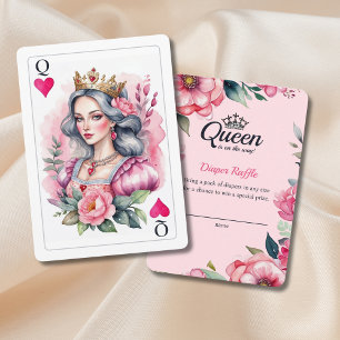 Drottning av Hearts-uppspelningskortets Rosa Raffl Tilläggskort