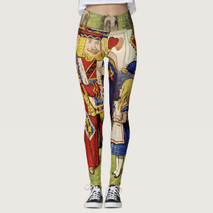 Drottning av hjärtadamasker leggings