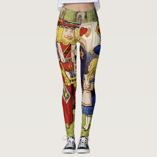 Drottning av hjärtadamasker leggings