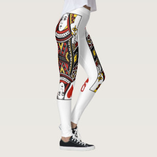 Drottning av hjärtadamasker leggings