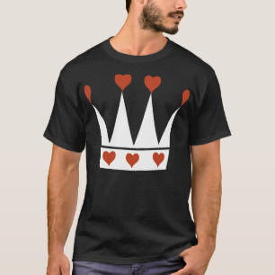 Drottning av hjärtakronan tee shirt