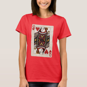 Drottning av hjärtaskjortan tee shirt