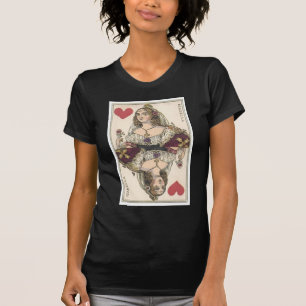 DROTTNING AV HJÄRTOR - ISABELLA vintagetryck Tee
