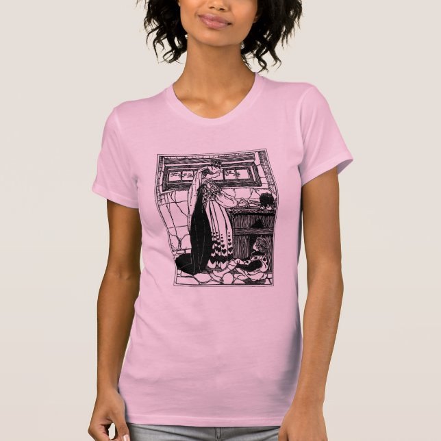 Drottning av hjärtor som bakar Tarts T Shirt (Framsida)