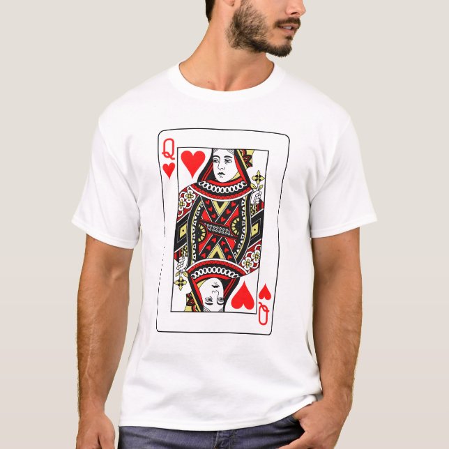 Drottning av hjärtor t shirt (Framsida)