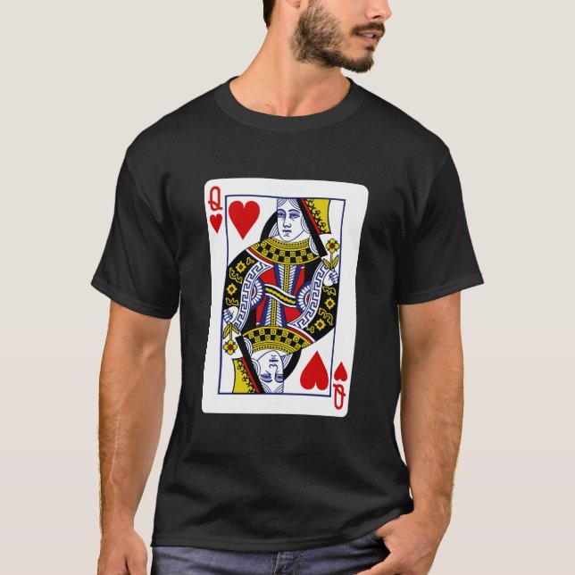 Drottning av hjärtor t-shirt (Framsida)