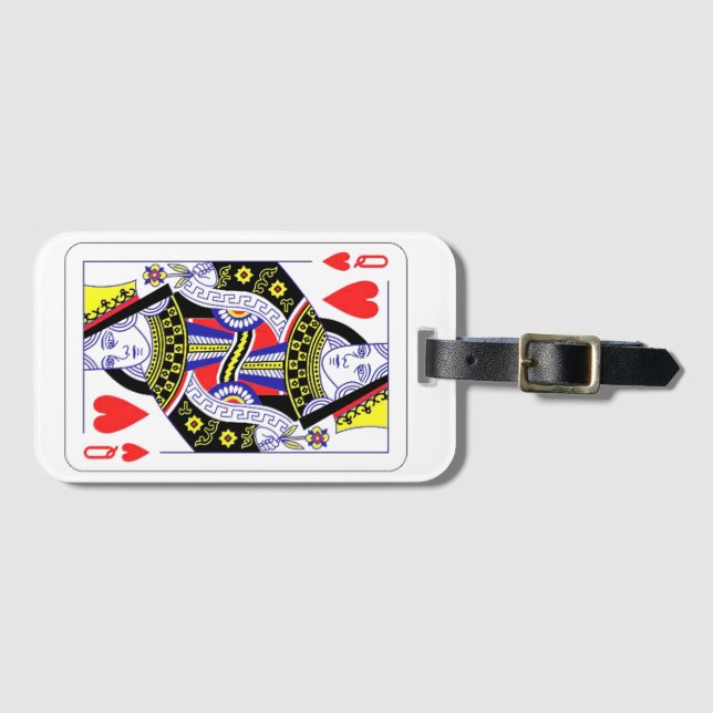 Drottning av höggradig grafik, spelkort bagagebricka (Framsida horisontal)