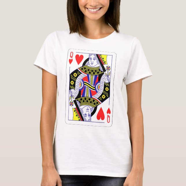 Drottning av höggradig grafik, spelkort t shirt (Framsida)