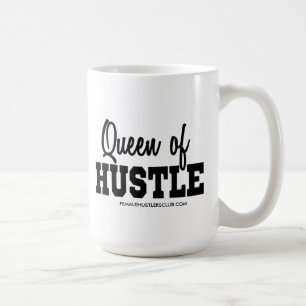 DROTTNING AV HUSTLE - entreprenörkaffemugg Kaffemugg
