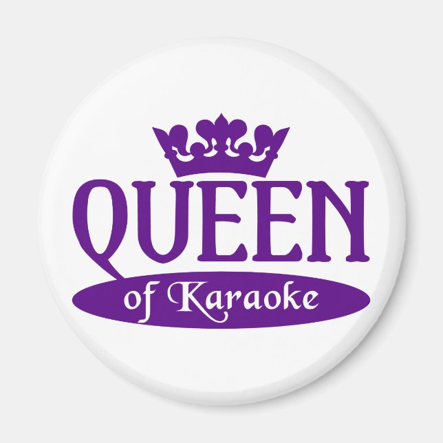 drottning av Karaoke magnet (Framsidan)
