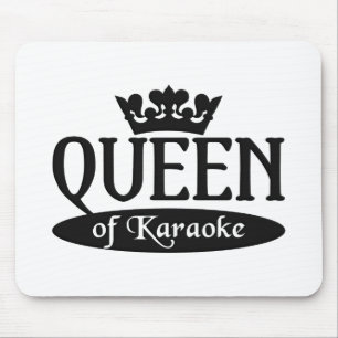 drottning av Karaoke mousepad Musmatta