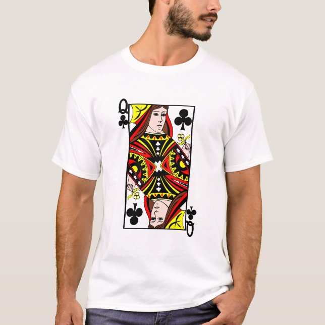 drottning av klubbar tee shirt (Framsida)