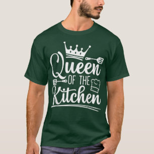 Drottning av kökskokaren Chef Hat Cook T Shirt