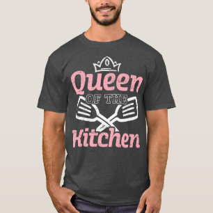 Drottning av kökskokaren Chef Hat Cook T Shirt