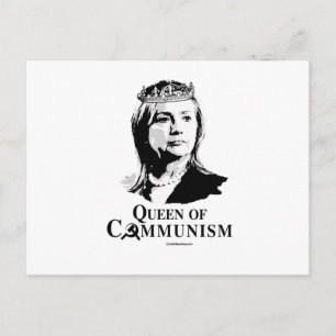 Drottning av kommunism vykort