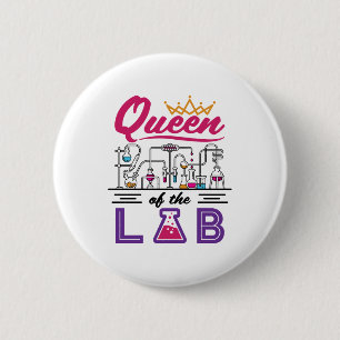 Drottning av laboratorieteknikern Lab Knapp