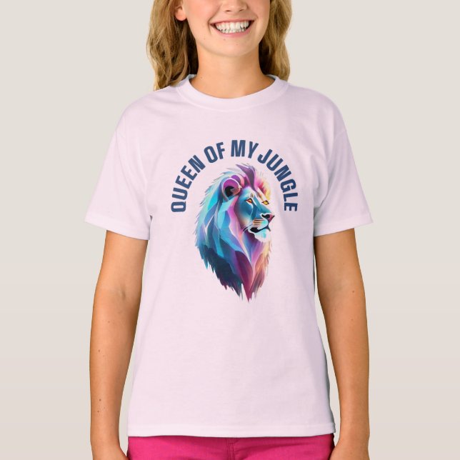 "Drottning Av Min Dschungel" T Shirt (Framsida)