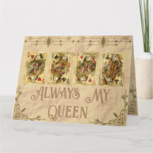 Drottning av mitt Heart Mors dag Card