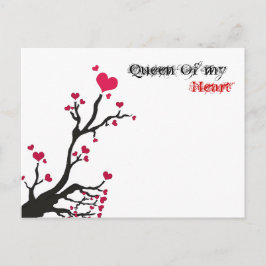 Drottning av mitt hjärta vykort