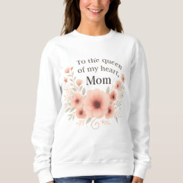 Drottning av My Heart Mamma’ Blommigt T Shirt