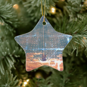 Drottning av Nattmozart Magic Flute Zauberflö te Julgransprydnad Keramik