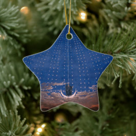 Drottning av Nattmozart Magic Flute Zauberflö te Julgransprydnad Keramik