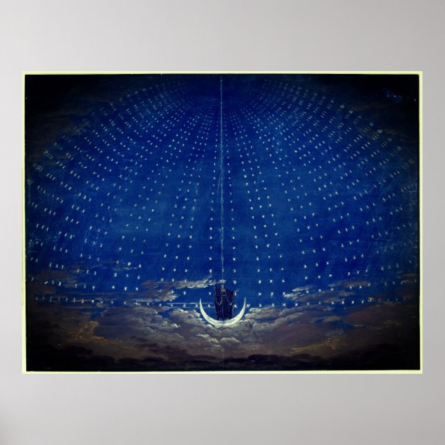 Drottning av Nattmozart Magic Flute Zauberflö te Poster (Framsidan)
