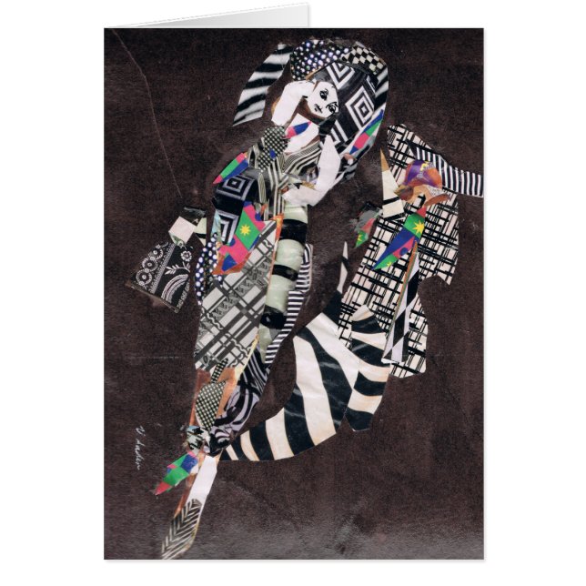 Drottning av Sheba att flyta Hälsningskort (Framsidan)