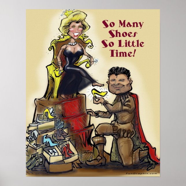 Drottning av skor Poster (Framsidan)