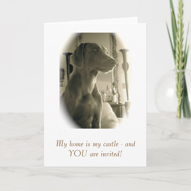 Drottning av slottet inbjudan (Framsida)