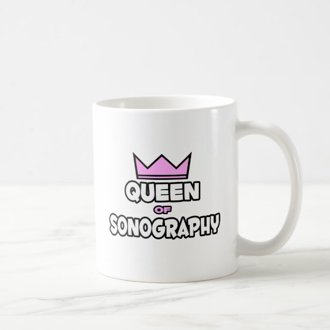 Drottning av Sonography Kaffemugg (Höger)