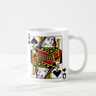 Drottning av spademuggen kaffemugg