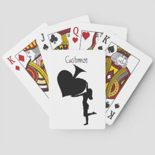 Drottning av Spades Holding Black Ace Thunder_Cove Casinokort