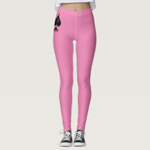 Drottning av Spades Leggings Hotfru Rosa QoS Stil
