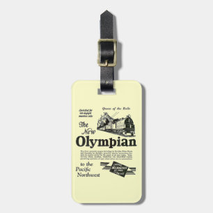 Drottning av stängerna - ny olympier 1929 bagagebricka
