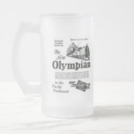 Drottning av stängerna - ny olympier 1929 frostat ölglas