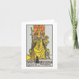 Drottning av trollspön - Rider Waite Smith tarot Kort