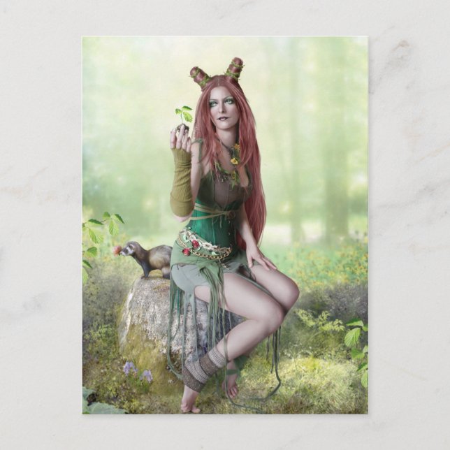 Drottning av Vår vykort (Framsida)